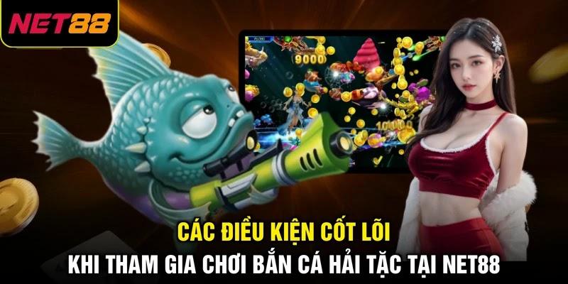 Các điều kiện cốt lõi khi tham gia chơi bắn cá Hải Tặc tại NET88